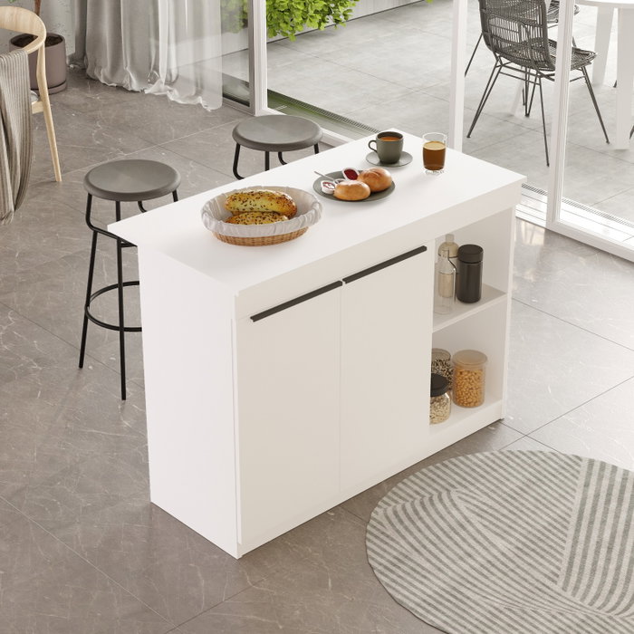 Hanah Home Mesa de Cocina OR2-W Blanca